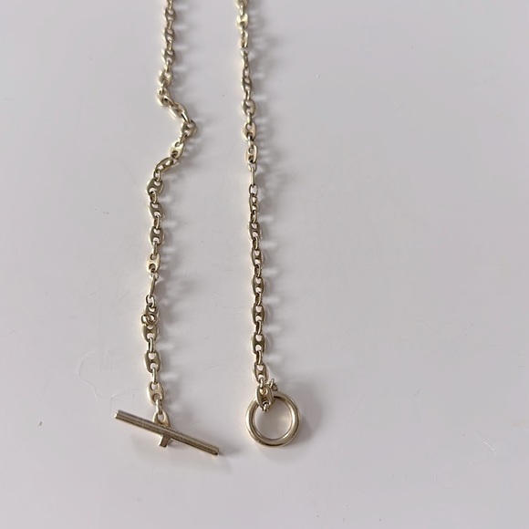 All Blues - Coffee Bean Necklace with Toggle - Gold - Picture 9 of 9